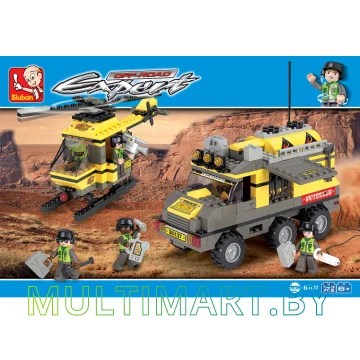 Конструктор Sluban M38-B0137 Внедорожные гонки (360 деталей) картинка 2